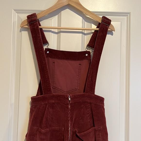 Reformation Rodeo Overall Rust Corduroy Size 2 - Picture 5 of 10